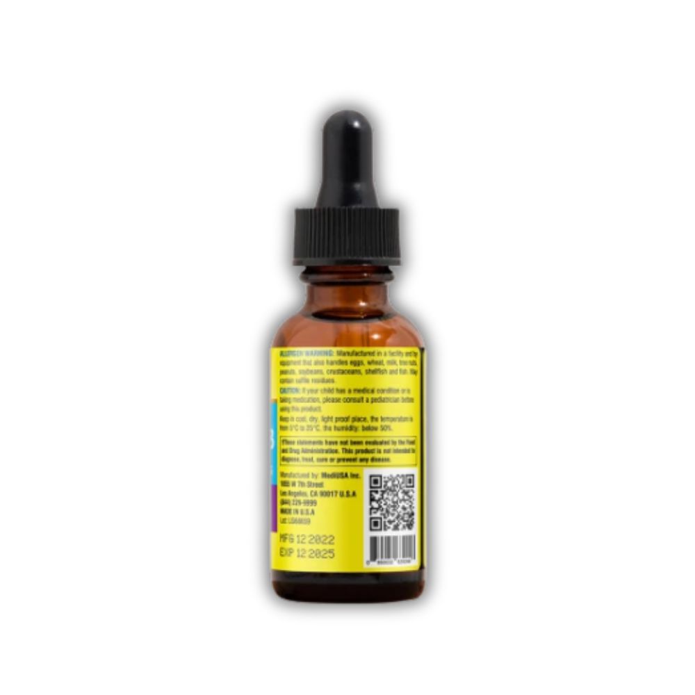 Siro DHA Omega-3 Algae Oil Drops MediUSA Hỗ Trợ Hoàn Thiện Hệ Thần Kinh (Chai 30ml)