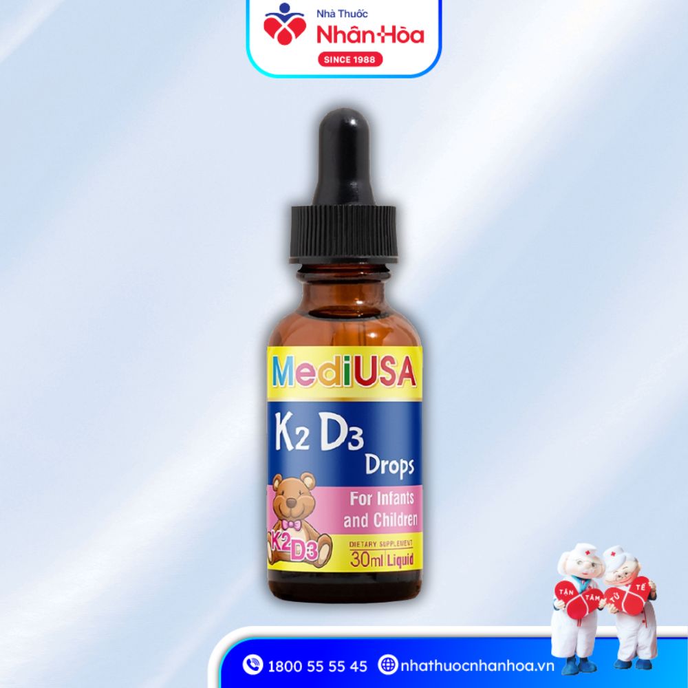 Siro K2 D3 Drops MediUSA chính hãng