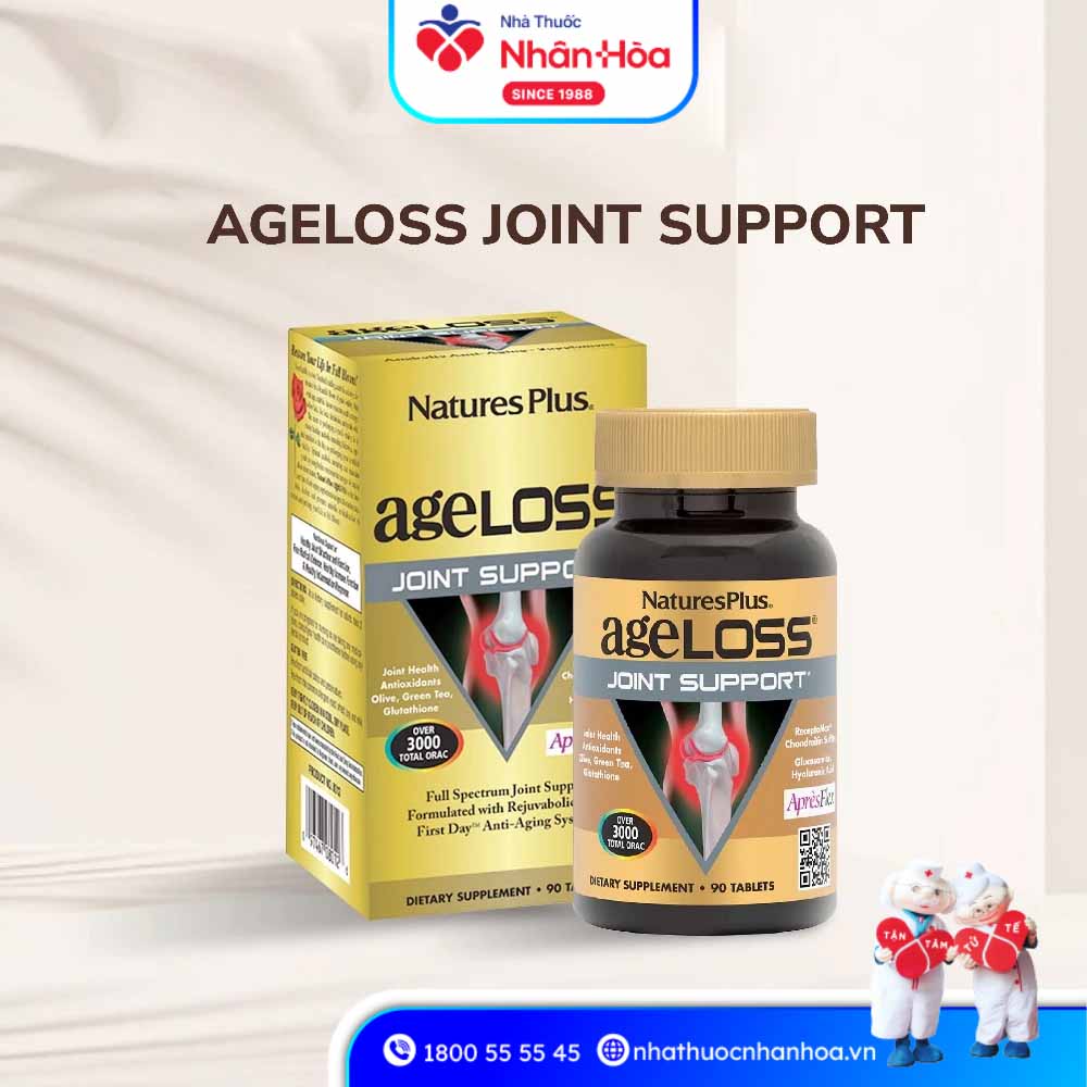 Viên uống AgeLoss Joint Support Nature’s Plus (Lọ x 90 viên)