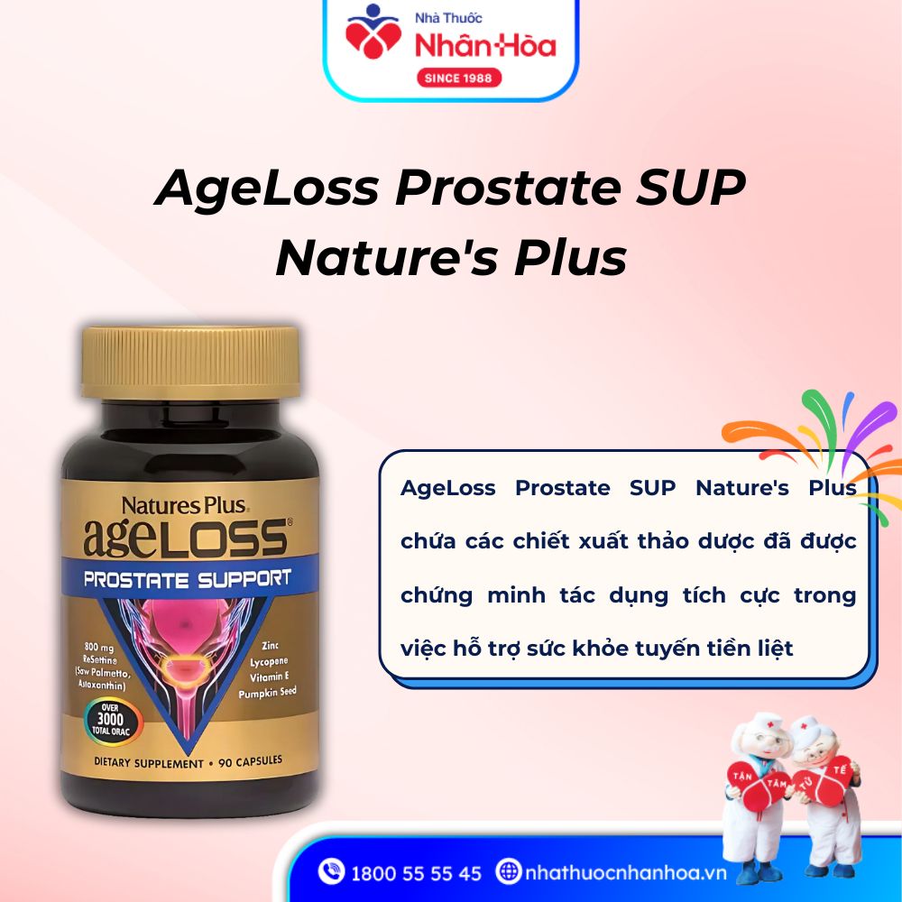 AgeLoss Prostate SUP Nature's Plus có tốt không?