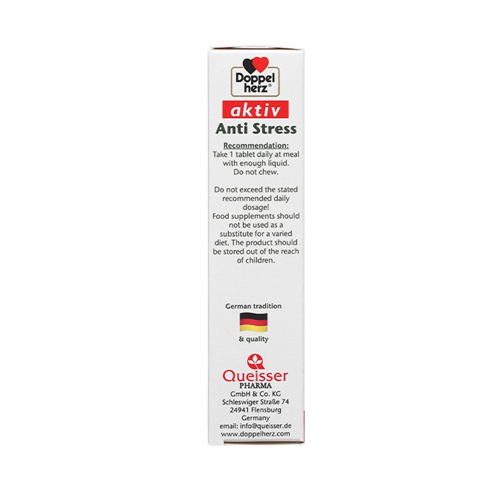 Viên Uống Anti Stress Doppelherz Hỗ Trợ Giảm Căng Thẳng (Hộp 30 Viên)
