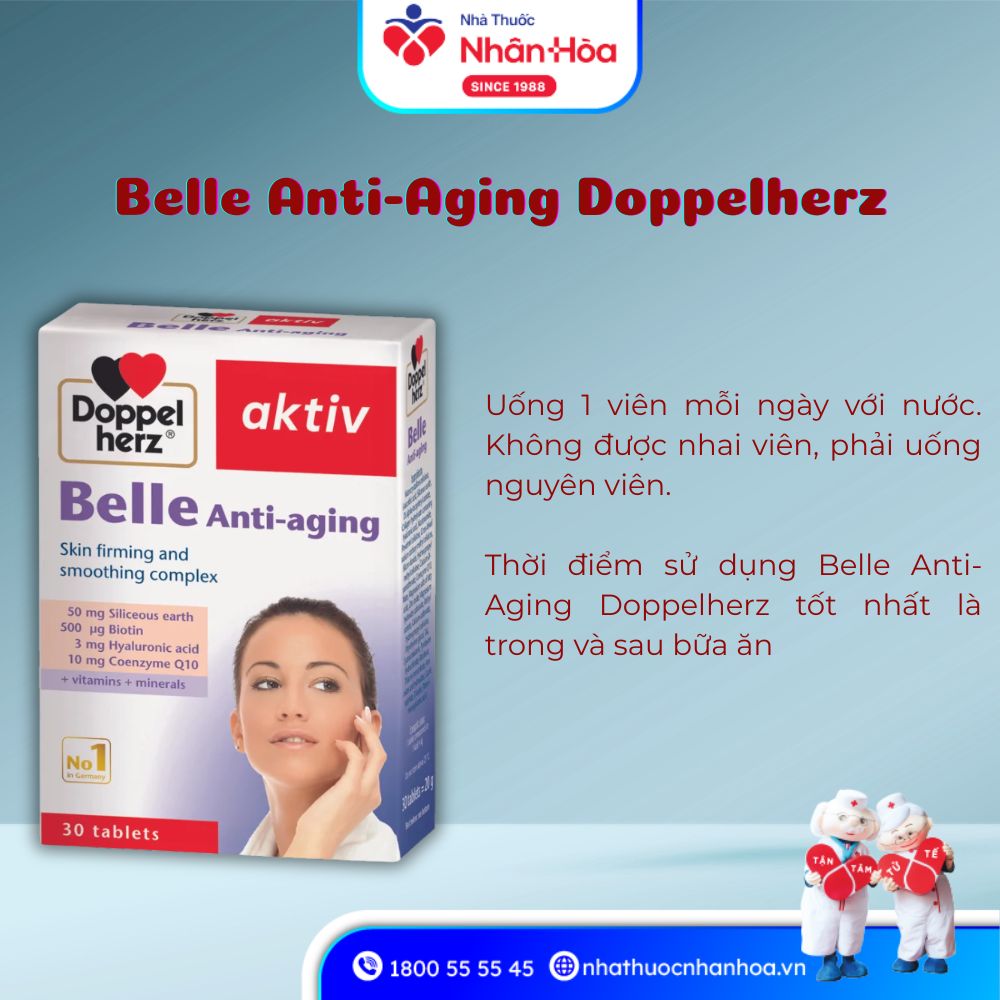 Cách dùng Belle Anti-Aging Doppelherz