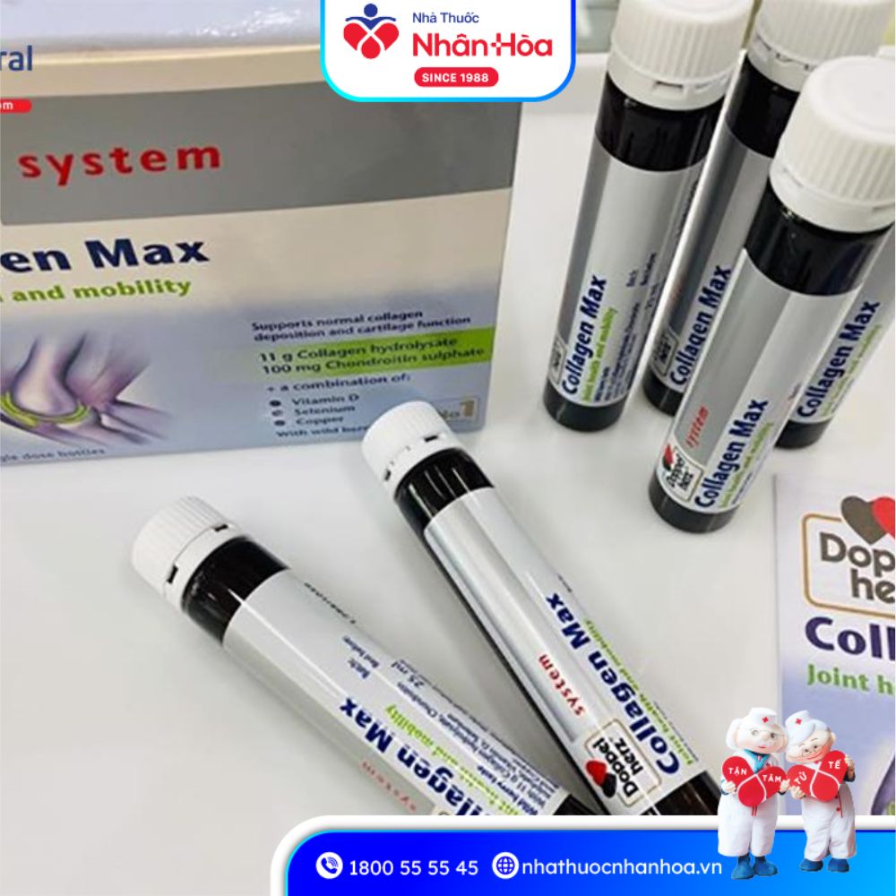 Hướng dẫn sử dụng Dung Dịch Uống Collagen Max Doppelherz bổ khớp