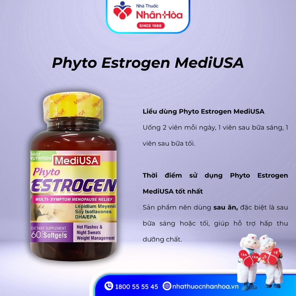 Cách dùng Phyto Estrogen MediUSA