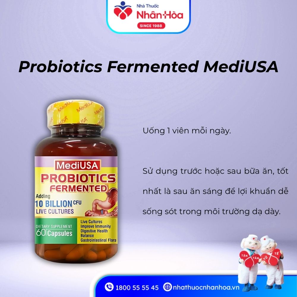Cách dùng Probiotics Fermented MediUSA
