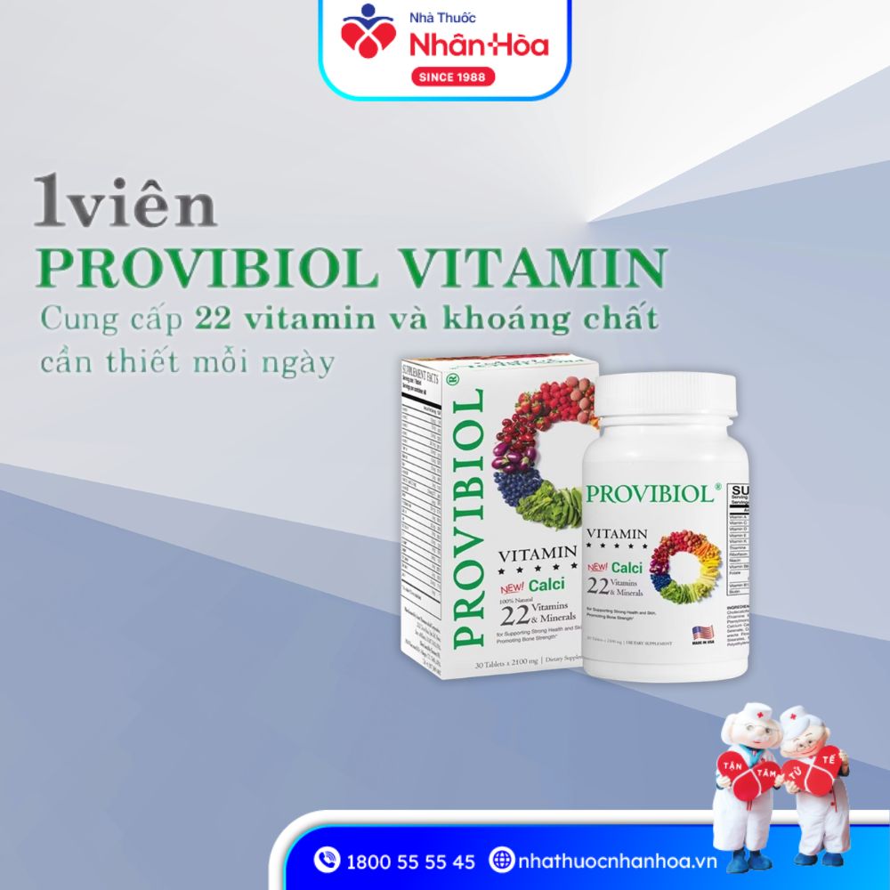 Cách dùng Provibiol Vitamin Profa