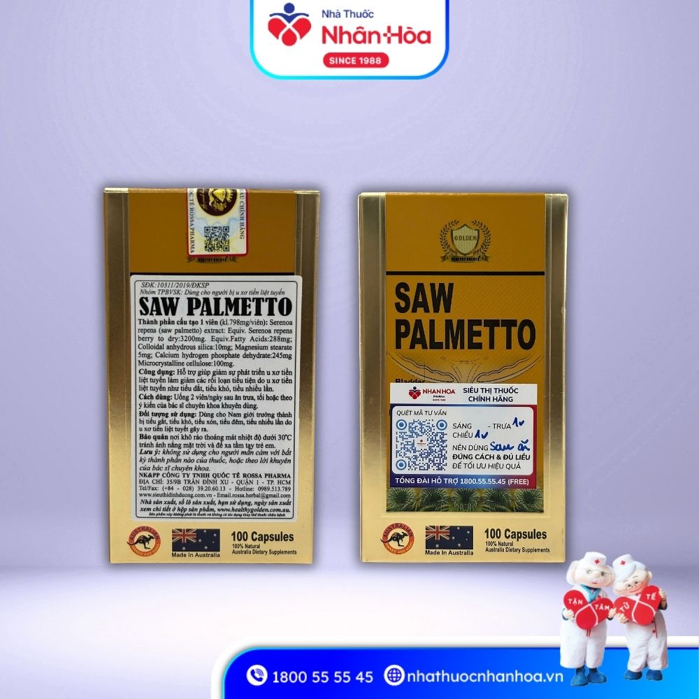 Cách dùng Saw Palmetto Healthy Golden