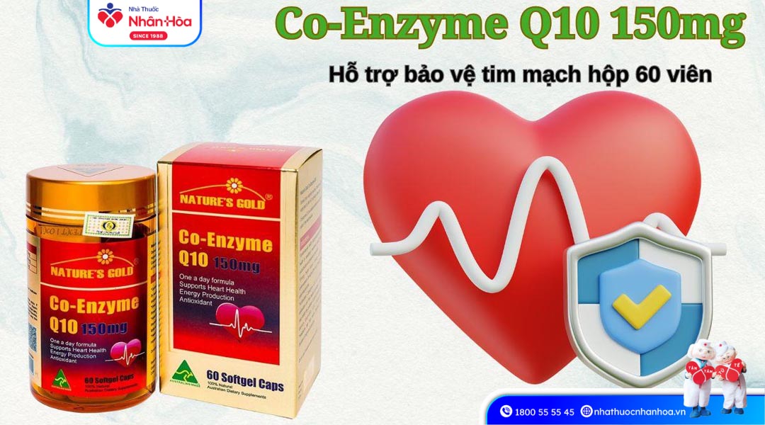 Viên uống Coenzyme Q10 150mg Nature’s Gold