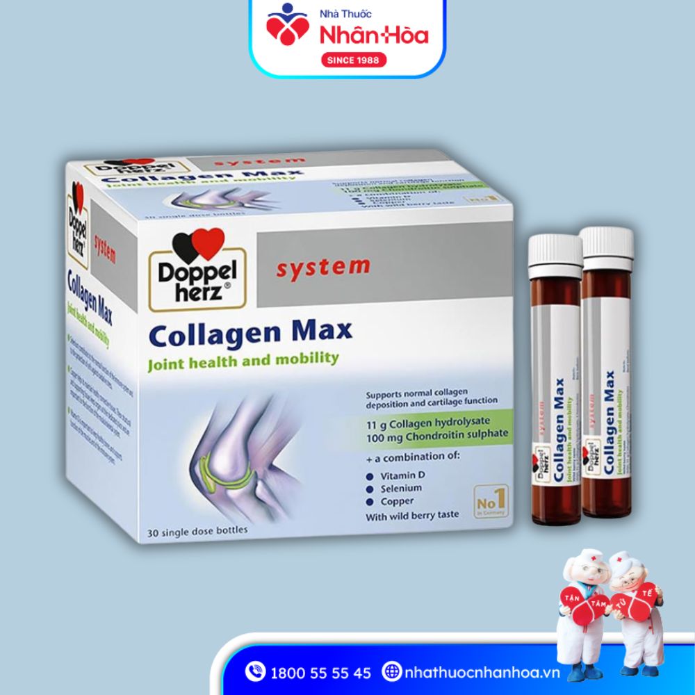Dung Dịch Uống Collagen Max Doppelherz Bổ Khớp