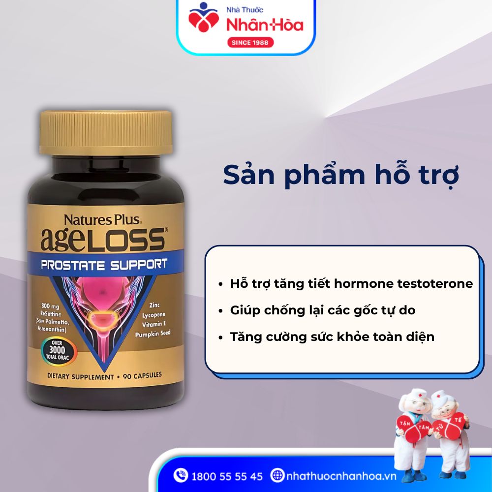 Công dụng AgeLoss Prostate SUP Nature's Plus