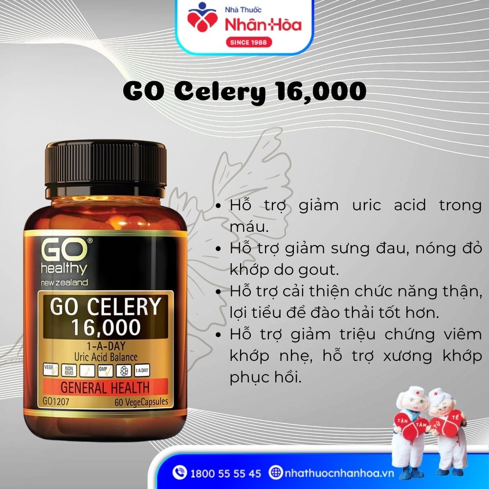 Công dụng GO Celery 16,000