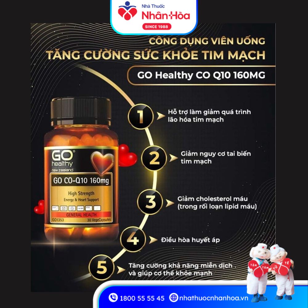 Công Dụng của GO CO Q10 160MG