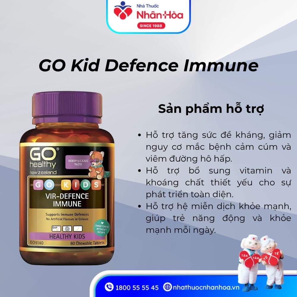Công dụng GO Kid Defence Immune