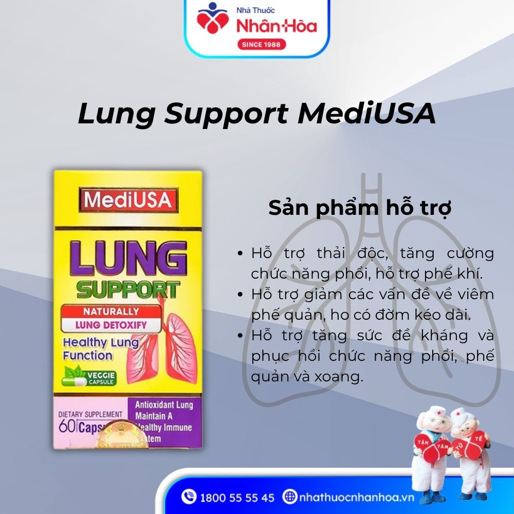 Công dụng Lung Support MediUSA