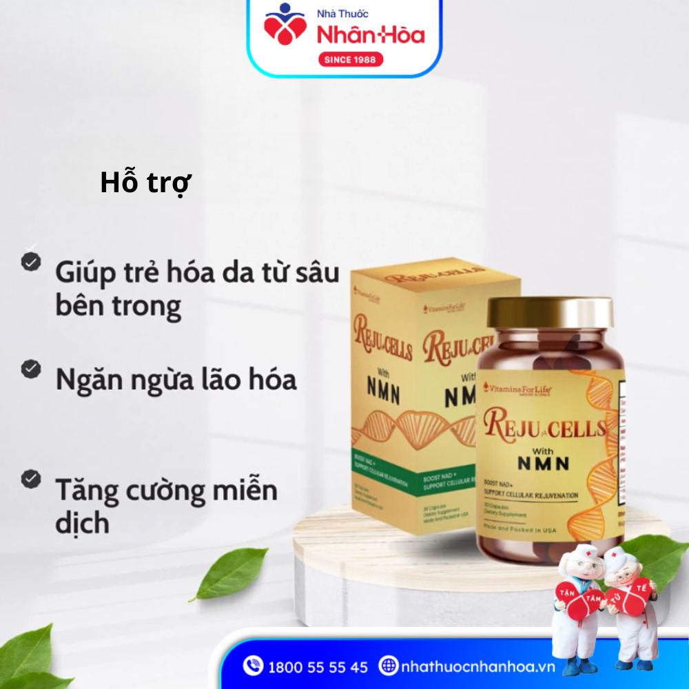 Công Dụng của NMN Rejucells Vitamins For Life