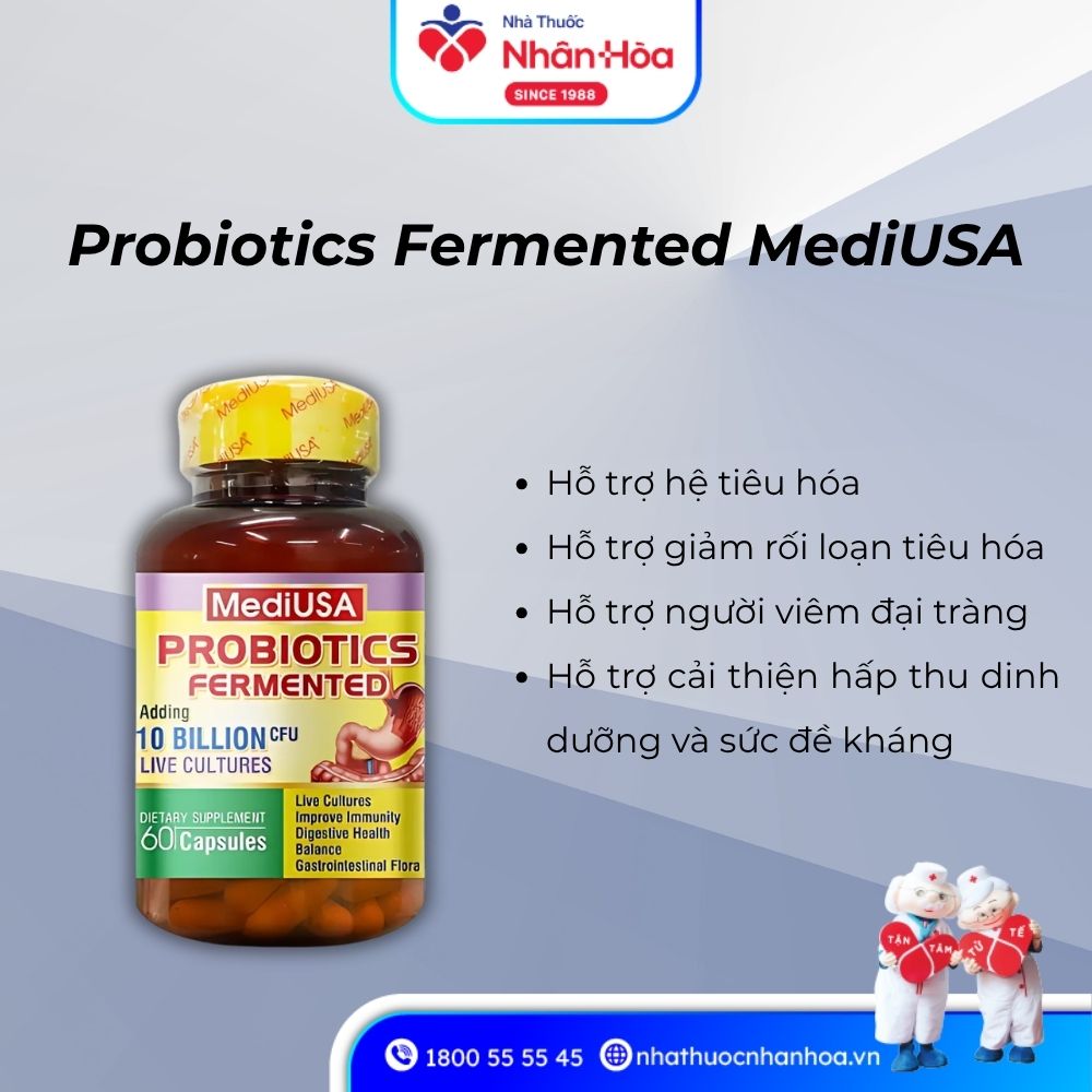 Công dụng Probiotics Fermented MediUSA