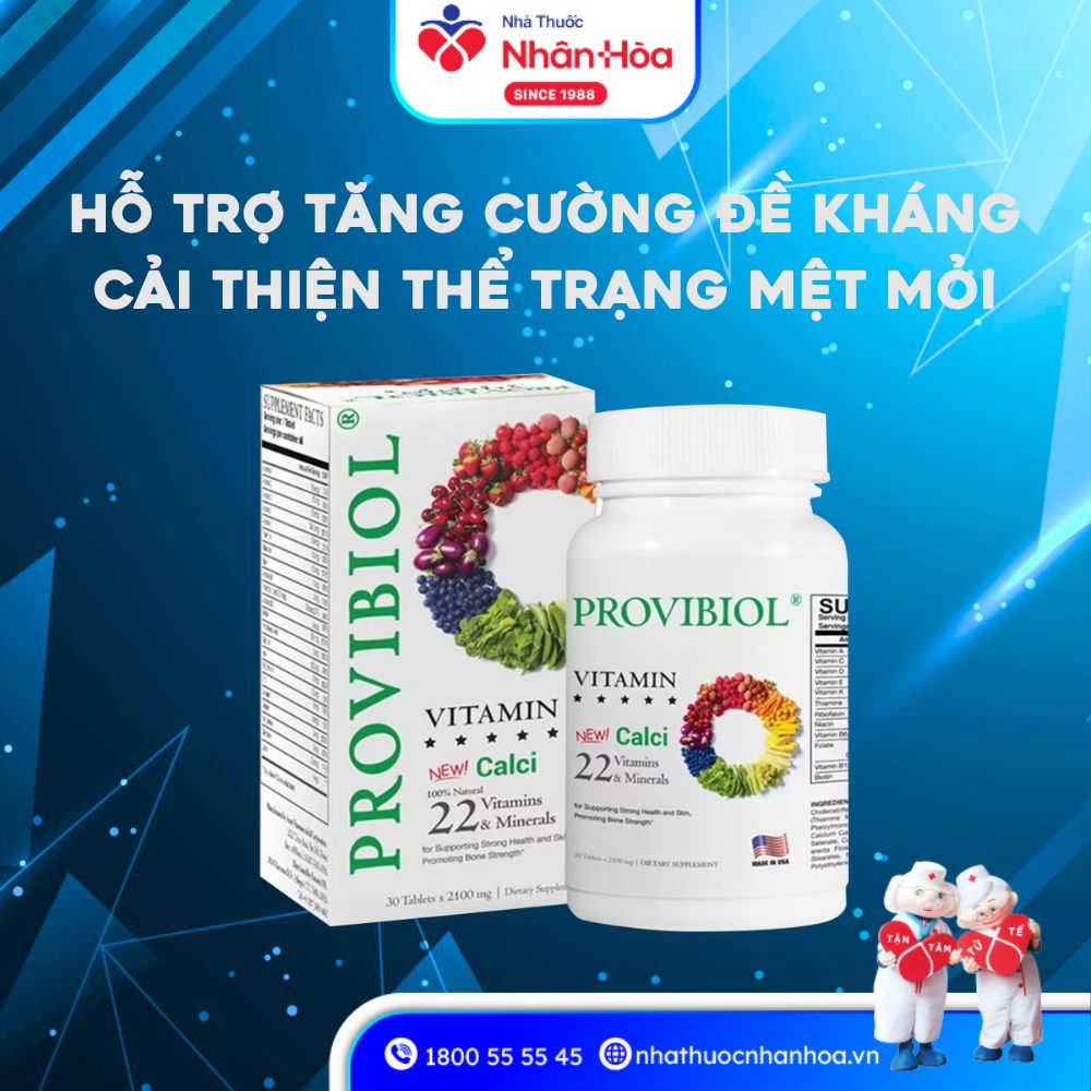 Công dụng sản phẩm Provibiol Vitamin Profa