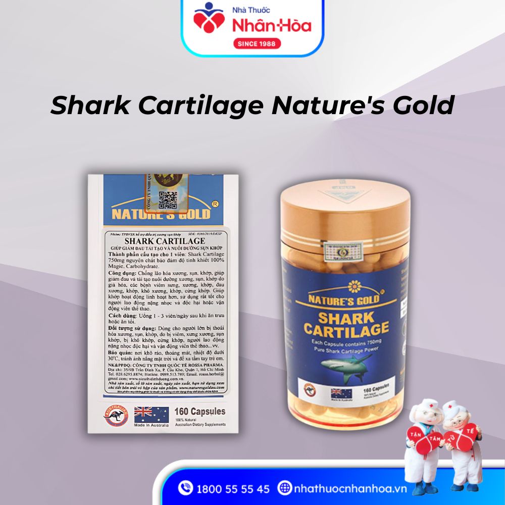 Công dụng Shark Cartilage Nature's Gold