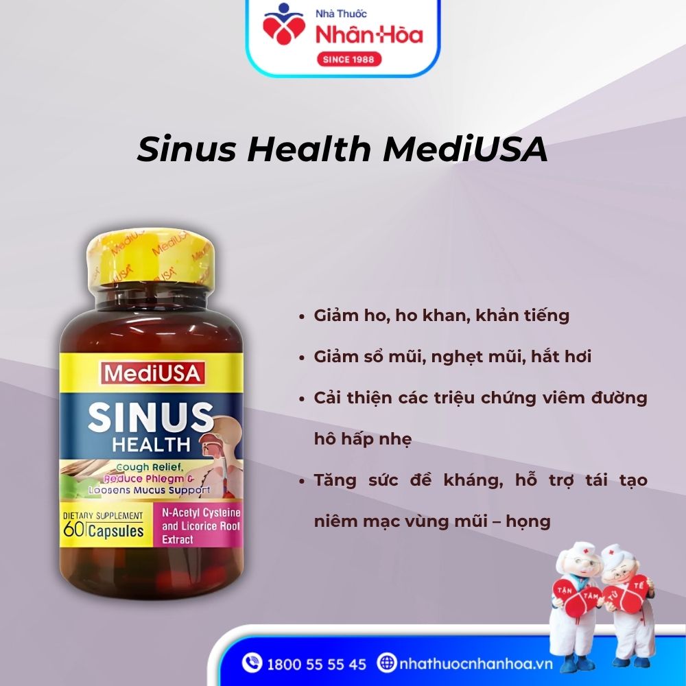 Công dụng Sinus Health MediUSA