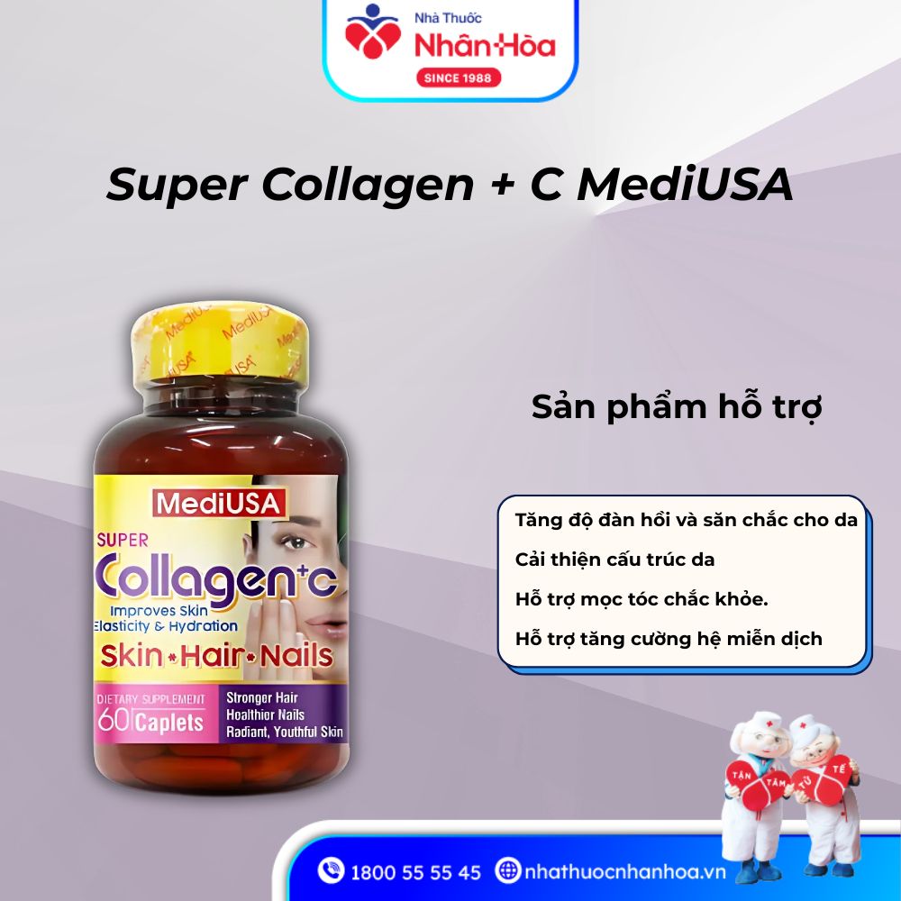 Công dụng Super Collagen + C MediUSA