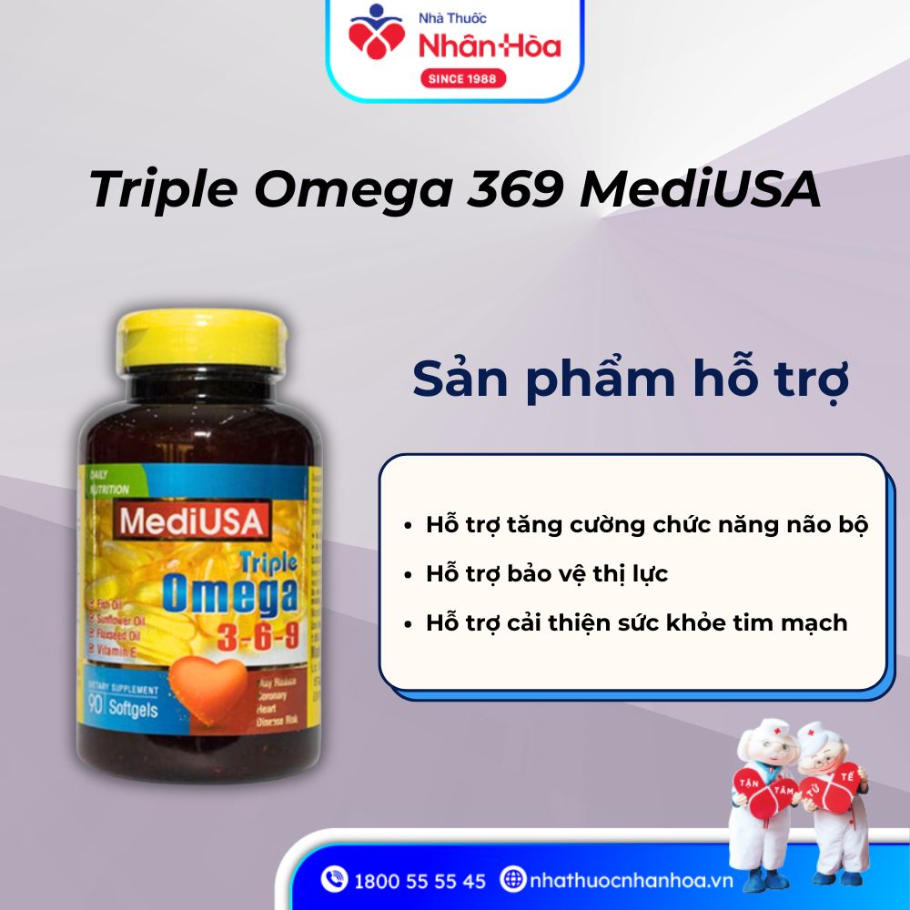 Công dụng Triple Omega 369 MediUSA