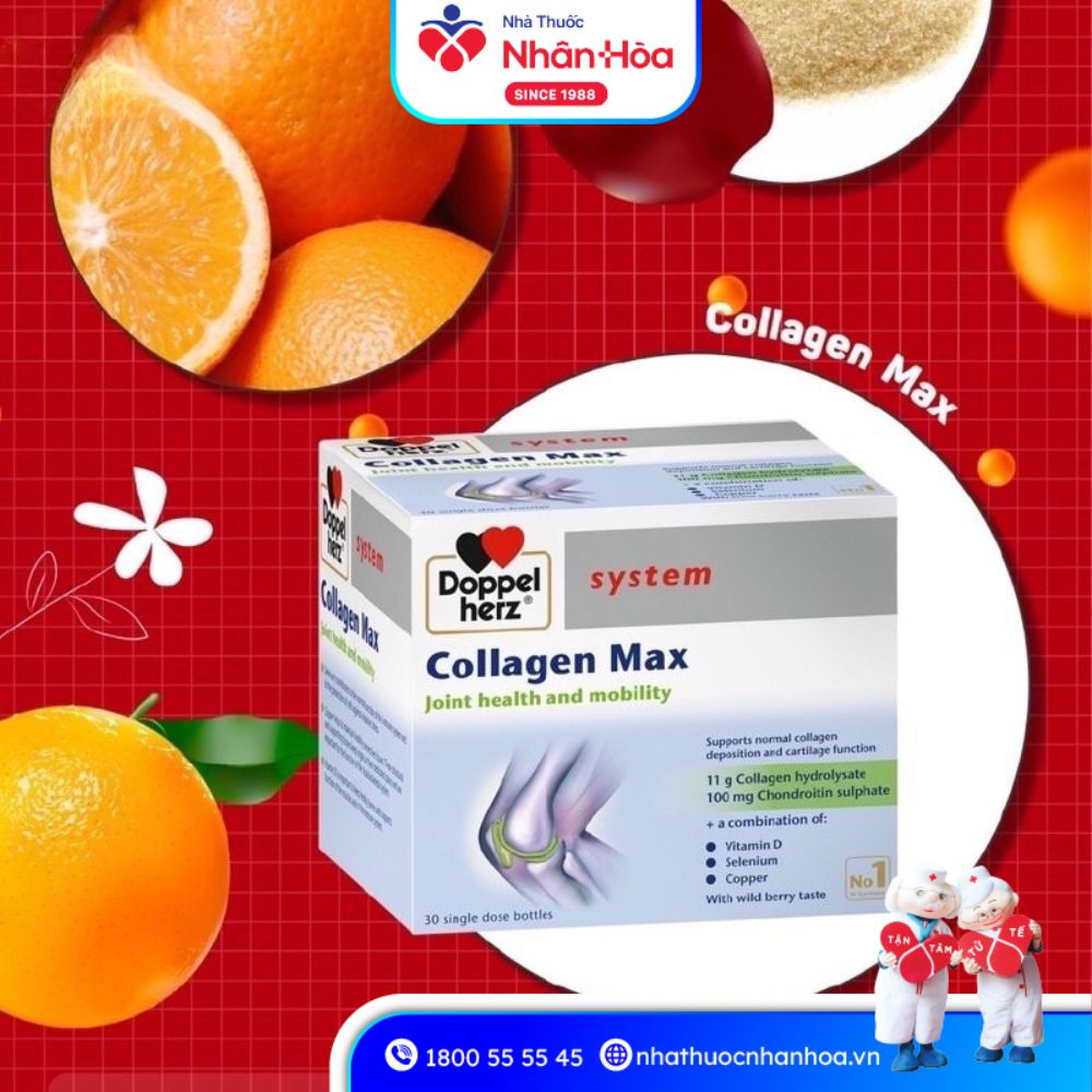 Dung Dịch Uống Collagen Max Doppelherz bổ khớp có tốt không?