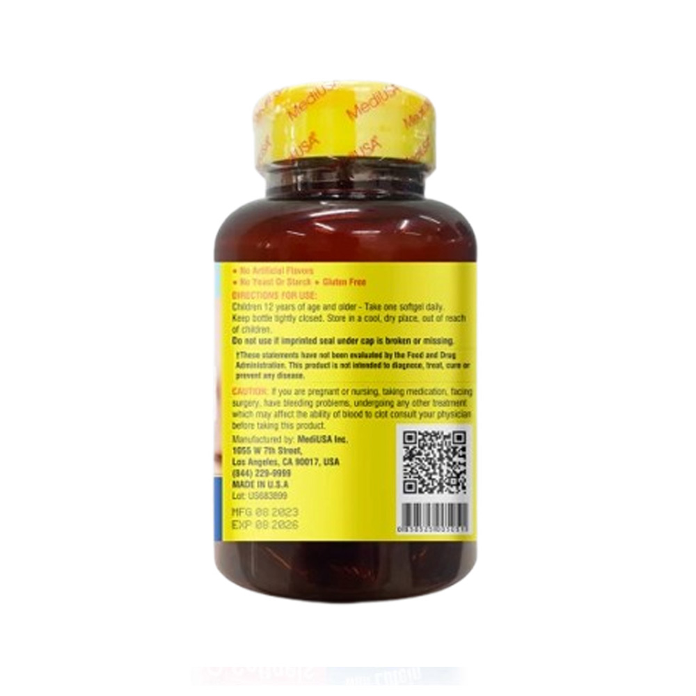 Viên Uống Eye Health MediUSA Hỗ Trợ Bổ Mắt & Bảo Vệ Thị Lực (Hộp 60 Viên)