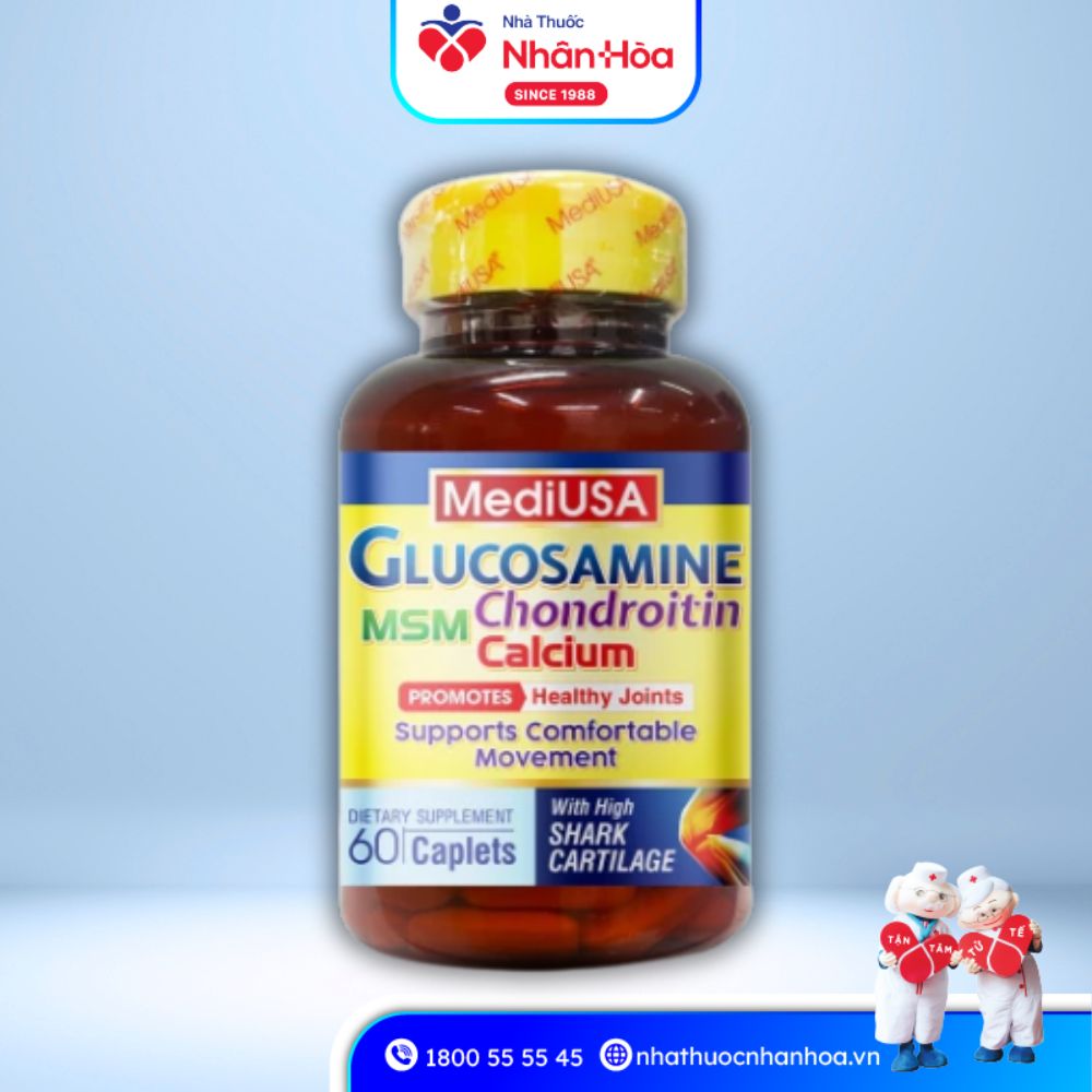 Glucosamine MSM Chondroitin Calcium MediUSA chính hãng