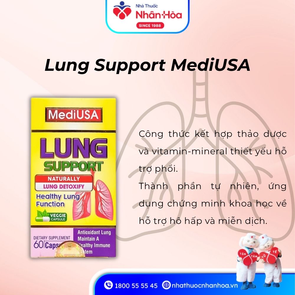 Lung Support MediUSA có tốt không?