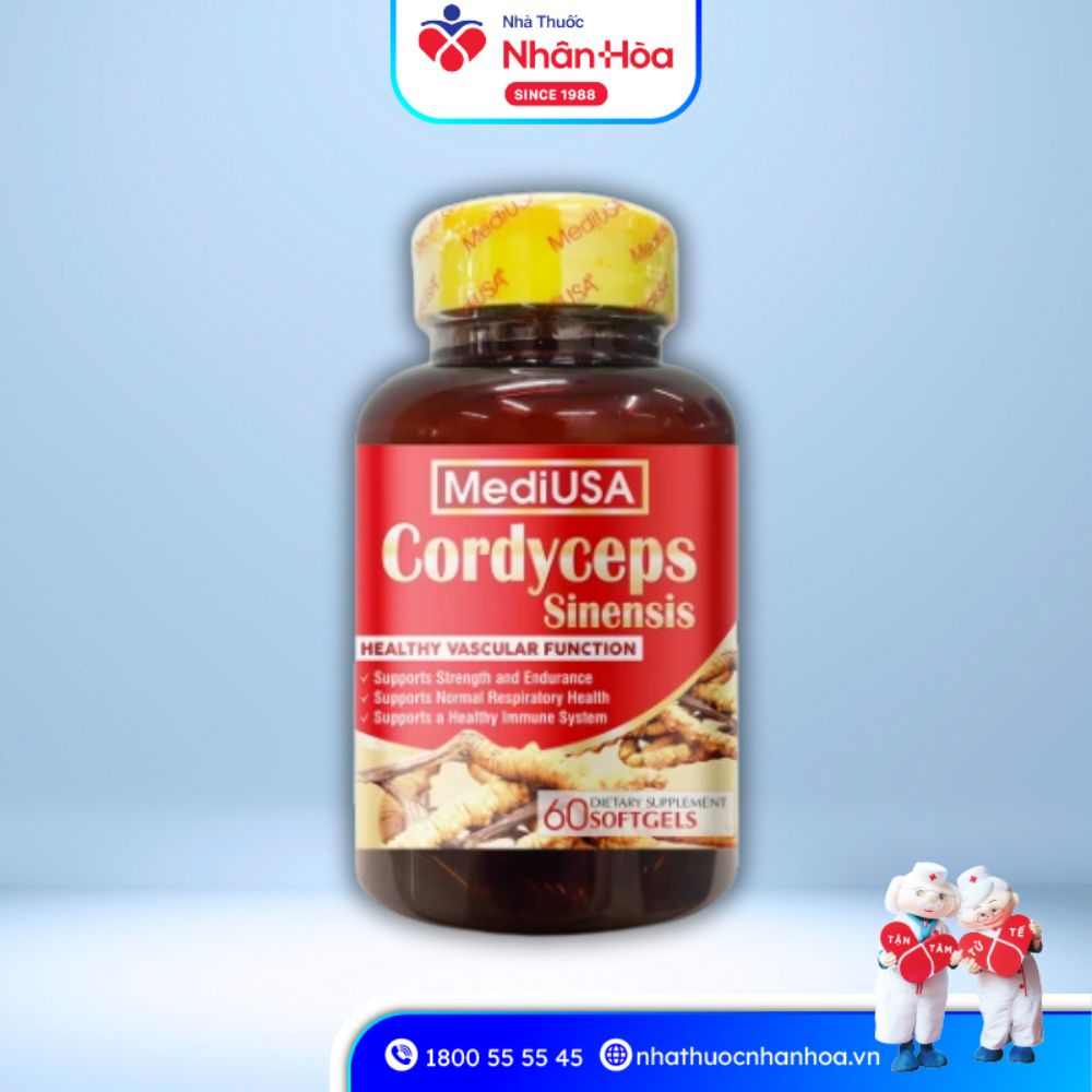 Mua viên uống Cordyceps Sinensis MediUSA chính hãng