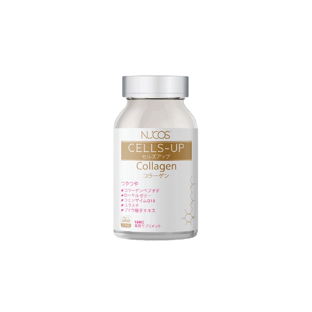 Viên Uống Nucos Cells Up Collagen Profa Hỗ Trợ Ngừa Lão Hóa Giảm Nếp Nhăn (Hộp 180 Viên)