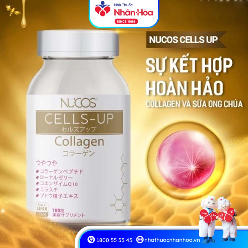 Viên uống Nucos Cells Up Collagen Profa