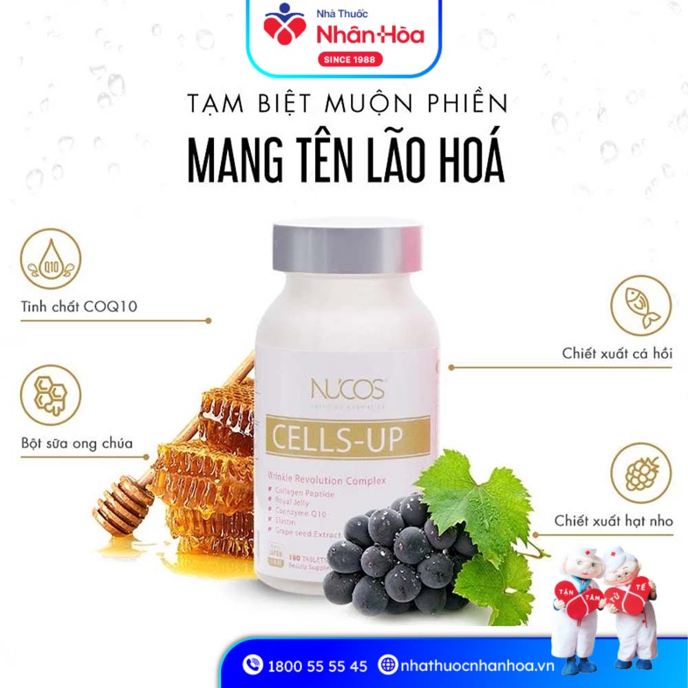 Thành Phần Của Viên Uống Nucos Cells Up Collagen Profa