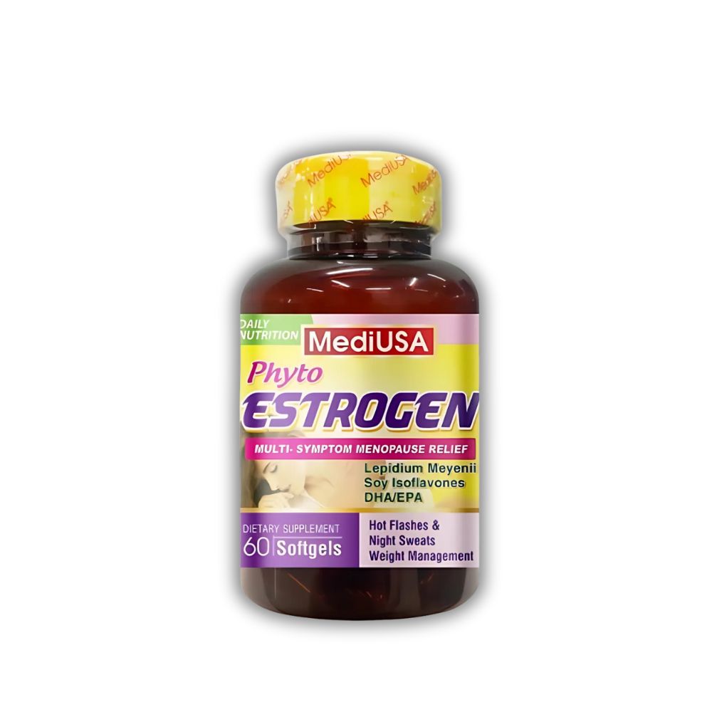 Viên Uống Phyto Estrogen MediUSA Hỗ Trợ Bổ Sung Thiếu Hụt Estrogen (Lọ 60 Viên)
