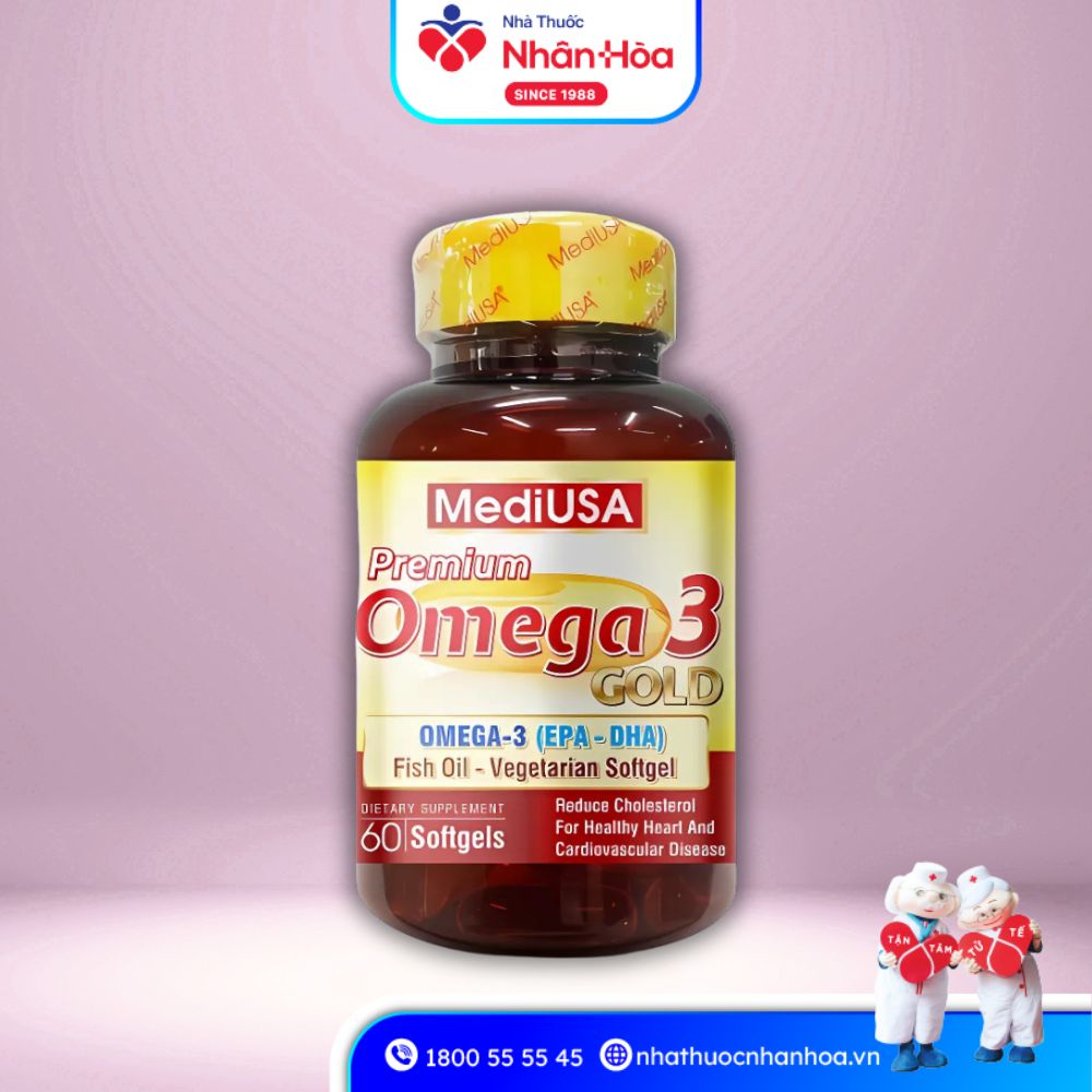 Premium Omega 3 Gold MediUSA chính hãng