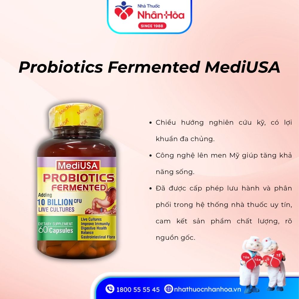 Probiotics Fermented MediUSA có tốt không?