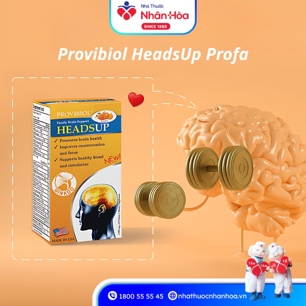 Provibiol HeadsUp Profa hỗ trợ gì?