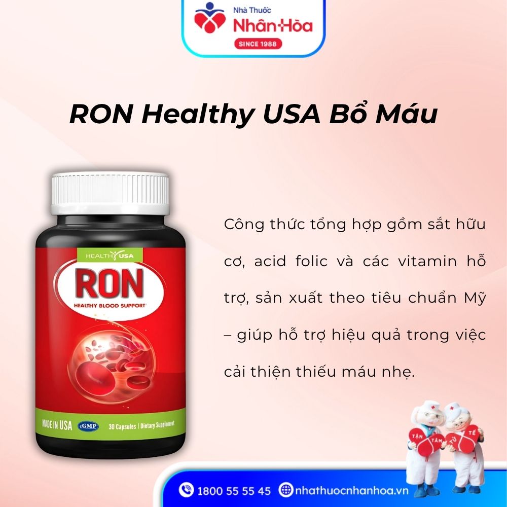 RON Healthy USA Bổ Máu có tốt không?