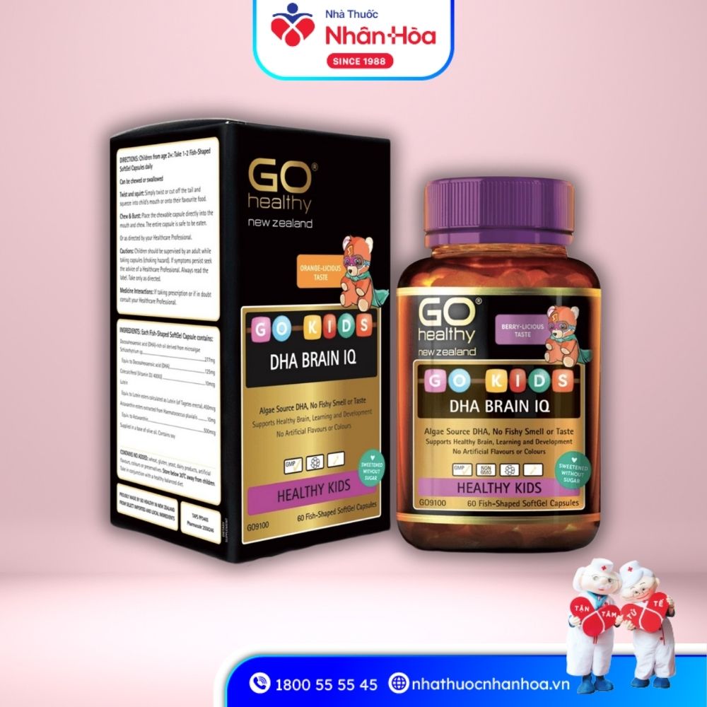 Sản phẩm Viên Uống DHA Brain IQ Go Healthy