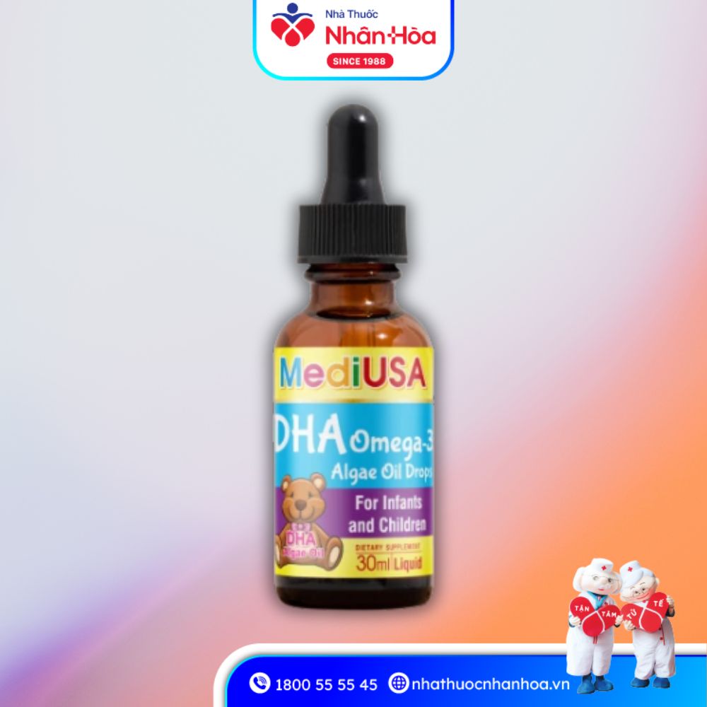 Sản phẩm Siro DHA Omega-3 Algae Oil Drops MediUSA