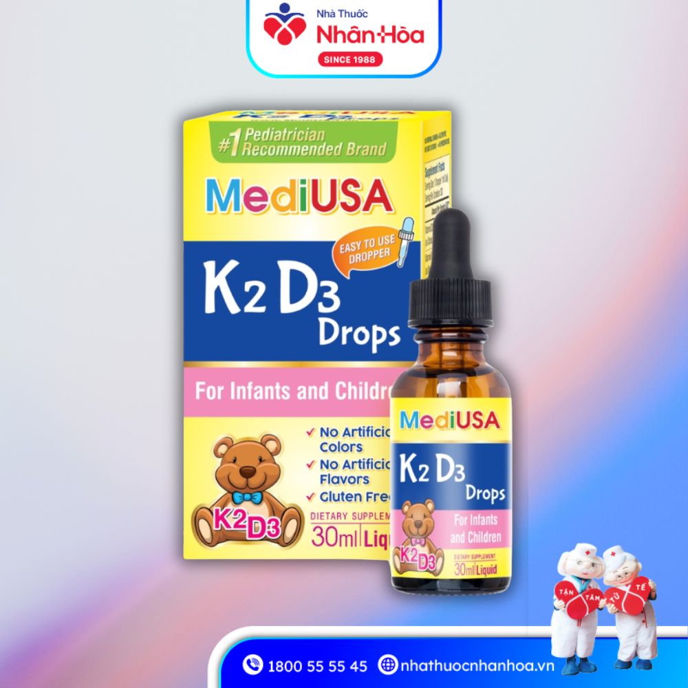 Sản phẩm Siro K2 D3 Drops MediUSA