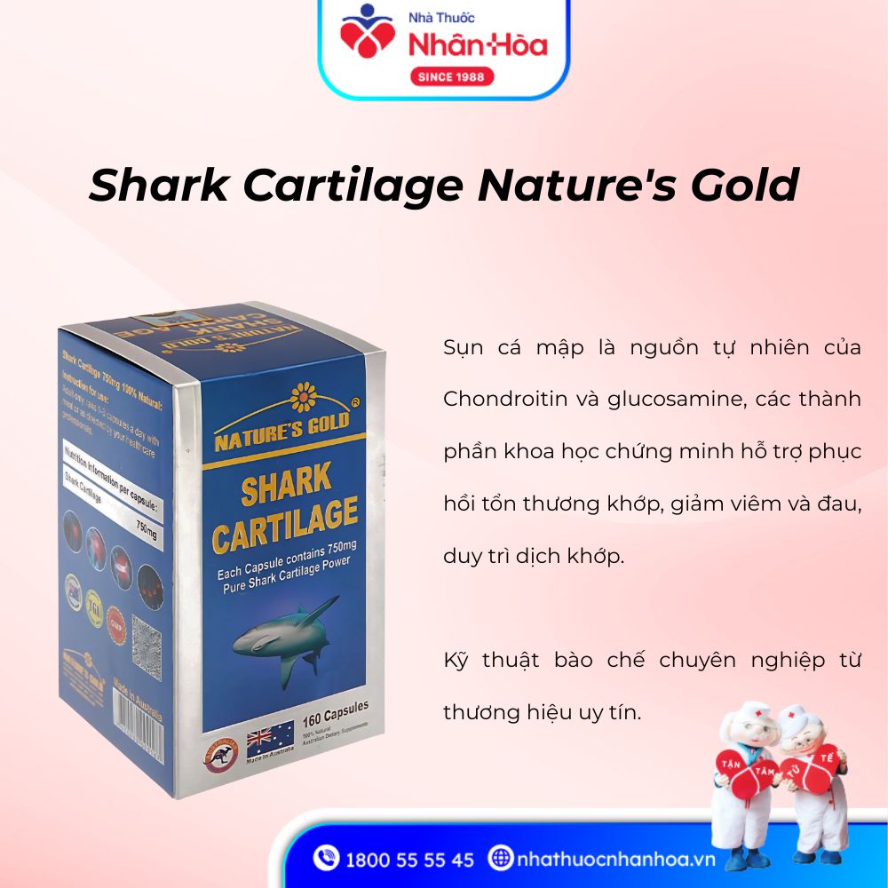 Shark Cartilage Nature's Gold có tốt không?