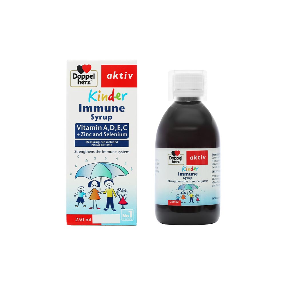 Siro Aktiv Kinder Immune Doppelherz Hỗ Trợ Tăng Sức Đề Kháng Cho Trẻ (Chai 150ml)