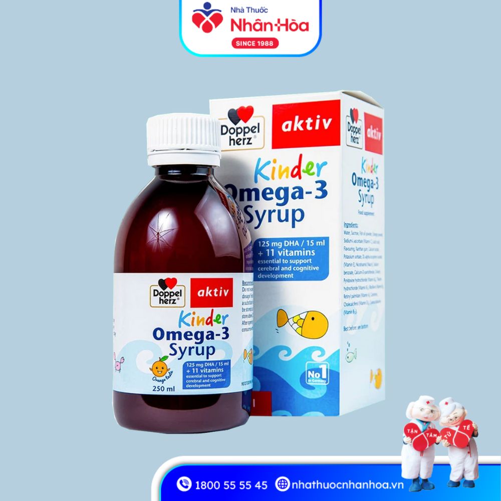 Mua Siro Kinder Omega-3 Syrup Doppelherz ở đâu chính hãng?