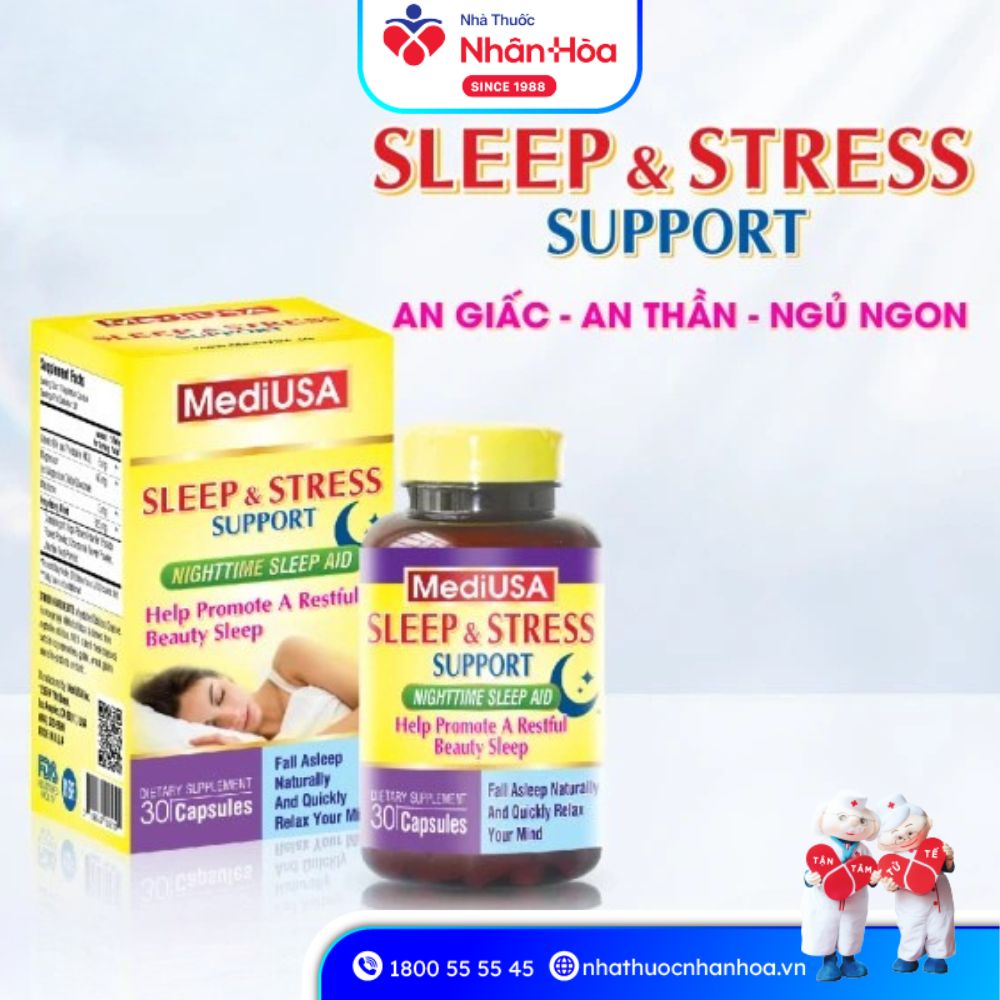 Viên Uống Sleep & Stress MediUSA Có Tốt Không?