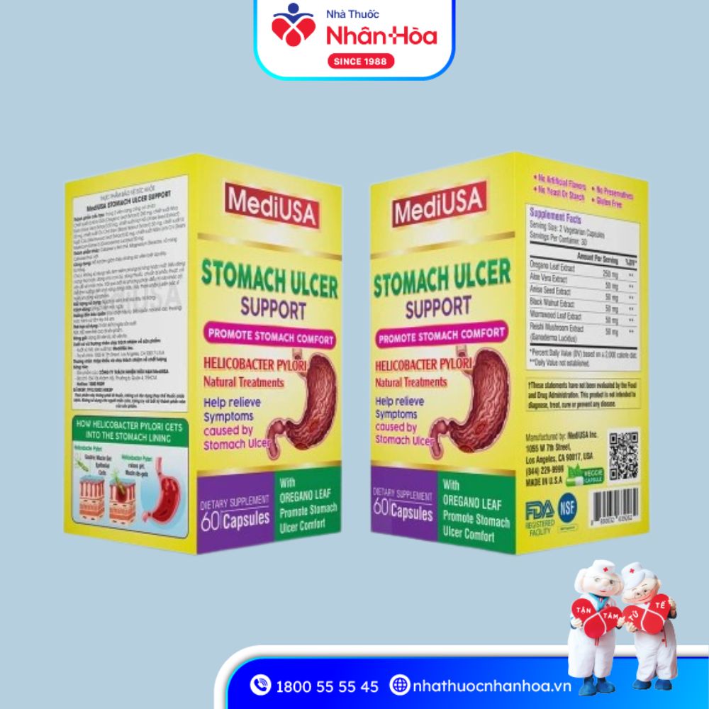 Mua Viên Uống Stomach Ulcer MediUSA Ở Đâu Chính Hãng?