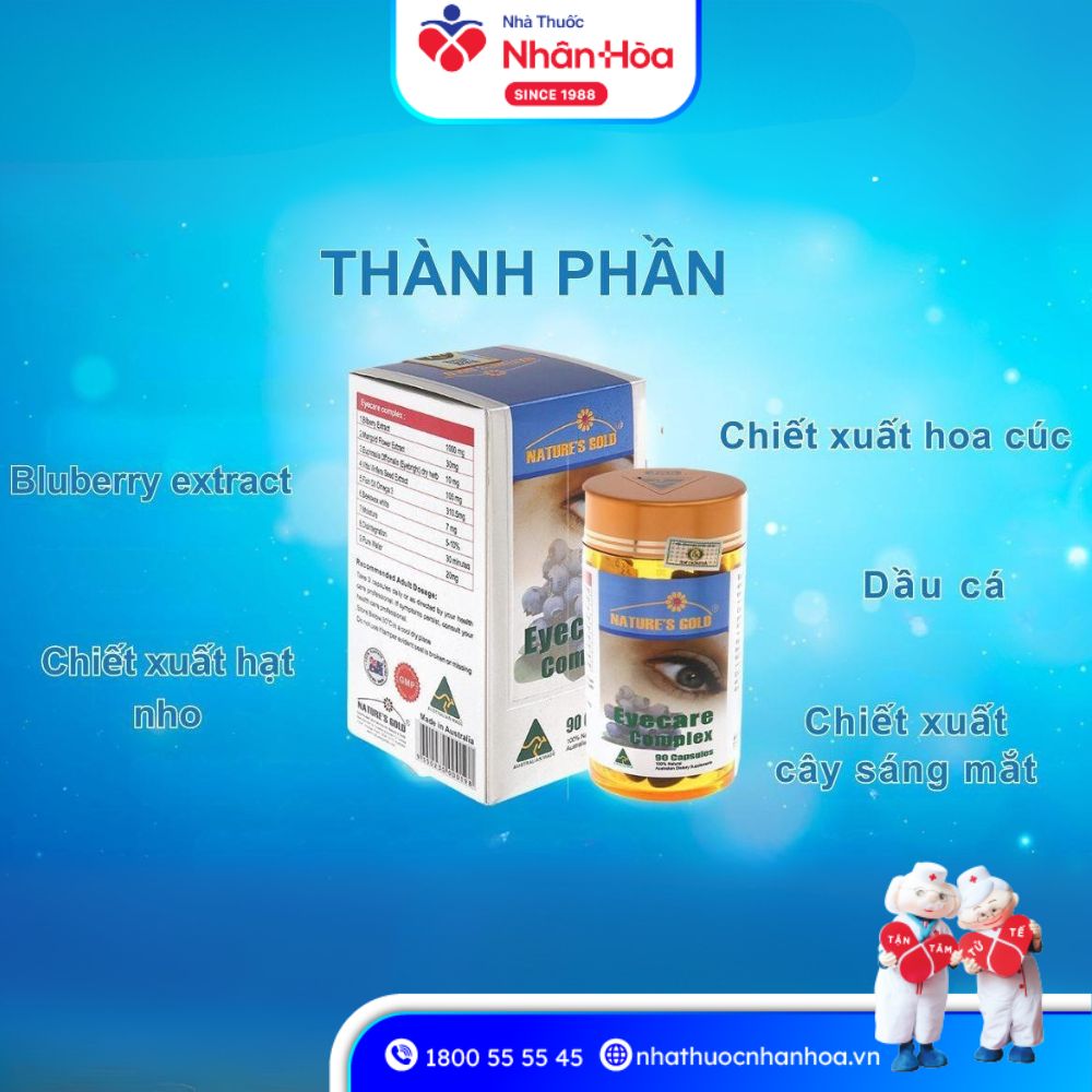 Thành Phần của EyeCare Complex Nature’s Gold