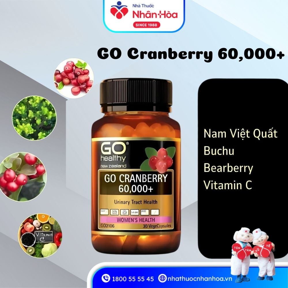 Thành phần GO  Cranberry  60,000+