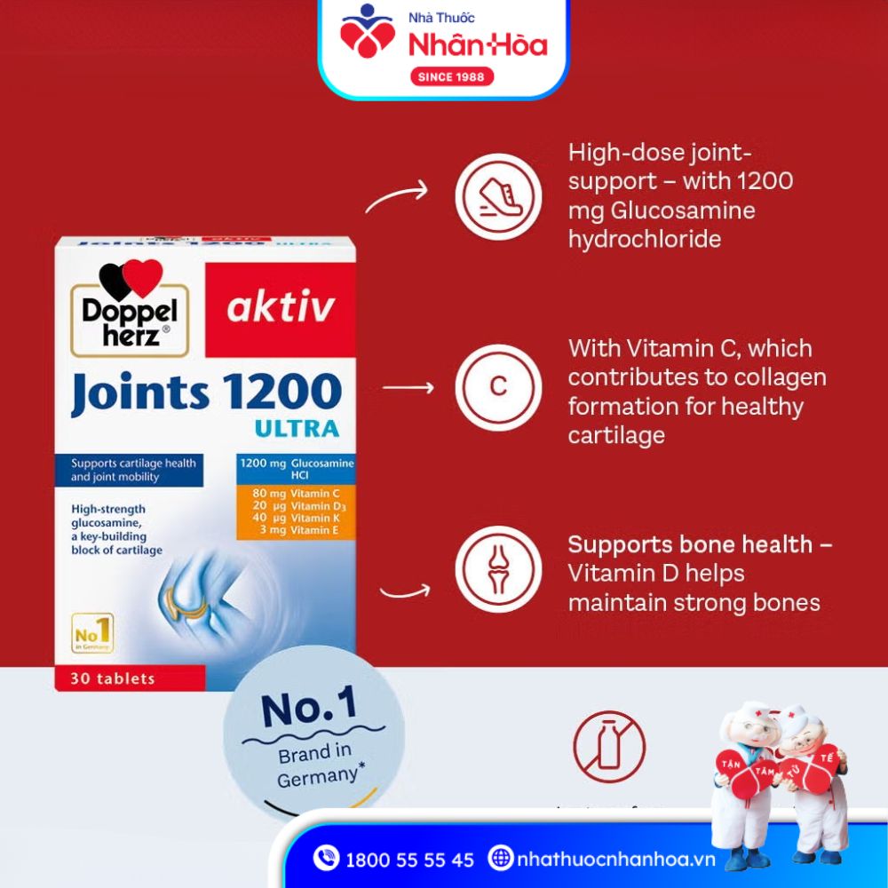 Thành phần Aktiv Joint Ultra Doppelherz