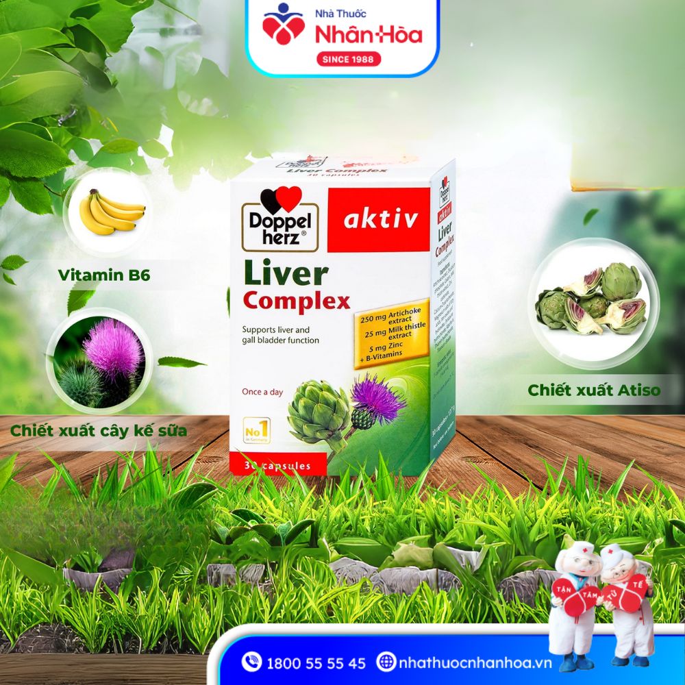 Thành phần Liver Complex Doppelherz